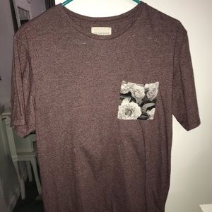 on the byas; women’s rose t-shirt